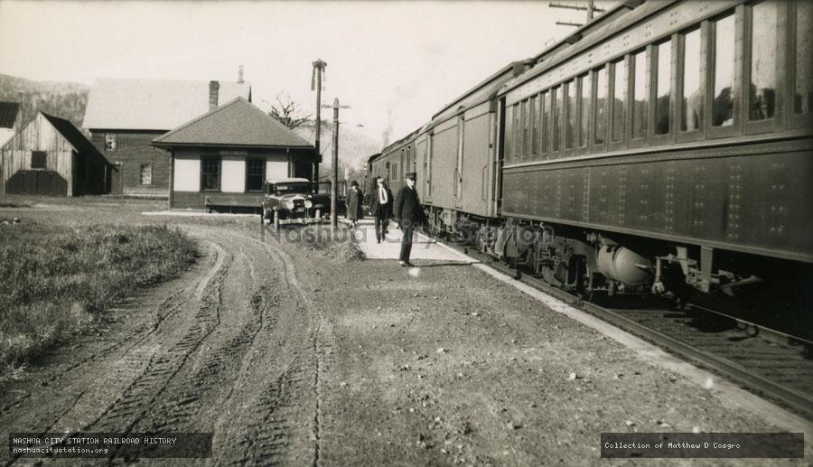 Postcard: Boston & Maine Railroad Station, Northboro, Vermont